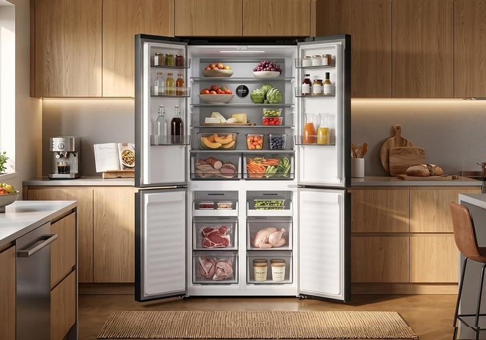🧊 CHiQ CCD460NGE Cross Door Kühlschrank, 458L für 589,99€ (statt 745€)