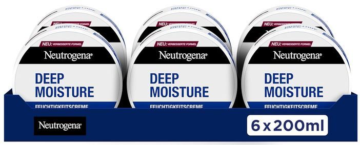 🧴 6er Pack Neutrogena Deep Moisture Körpercreme, 200ml ab 9,39€ (statt 15€) 🧴 6er Pack Neutrogena Deep Moisture Körpercreme, 200ml ab 9,39€ (statt 15€)
