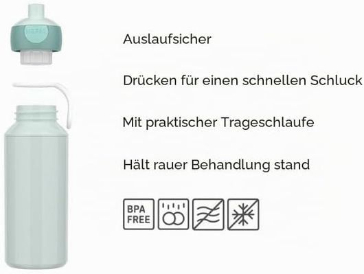 🥤 Mepal Paw Patrol Girls Pop up Campus Trinkflasche, 400ml für 7,49€ (statt 13€)