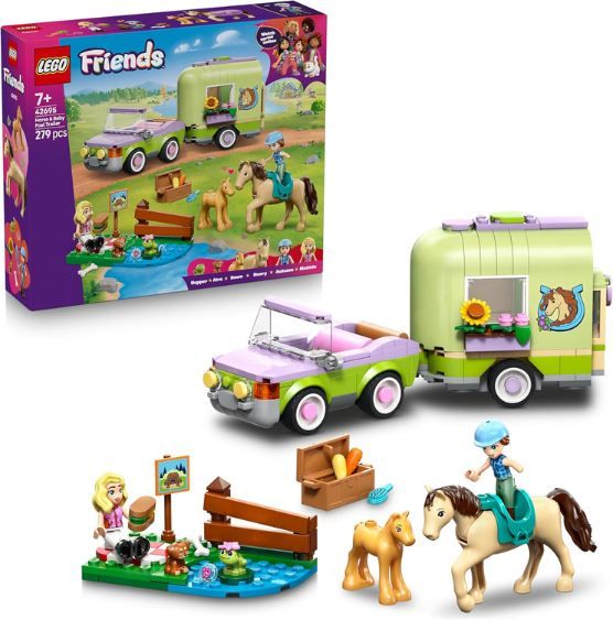 🐎 LEGO 42695 Friends Pferd & Fohlen mit Pferdeanhänger für 17,99€ (statt 23€)