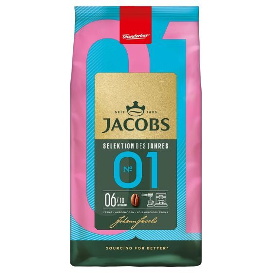 ☕ 1kg Jacobs Kaffeebohnen No.1 Selektion des Jahres 2025 ab 14,24€ (statt 22€)