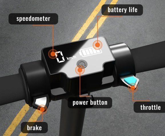 🛴 SIMATE S5 faltbarer 130W Kinder Elektro Scooter mit 6,3 Zoll & 14km/h für 103€ (statt 139€)