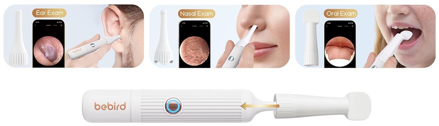 👂 Bebird Ohrenschmalz Entferner mit 1080p Otoskop & App für 28,19€ (statt 47€)
