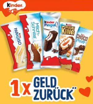🤗 3 für 2-Aktion mit den kinder Kühlsnacks