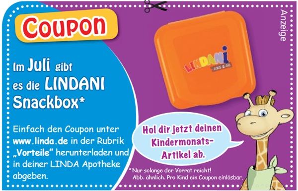 Linda-Apotheken: LINDANI Snackbox kostenlos abholen Linda Apotheken: LINDANI Snackbox kostenlos abholen