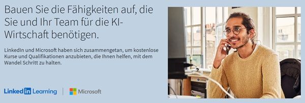 đLinkedIn: Gratis-Learning-Kurse oder Qualifikationen fĂŒr die KI-Wirtschaft đLinkedIn: Gratis Learning Kurse oder Qualifikationen fĂŒr die KI Wirtschaft