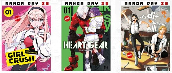 Erinnerung! Zum MANGA DAY 2026 am 26.09. kostenlose Leseproben abholen