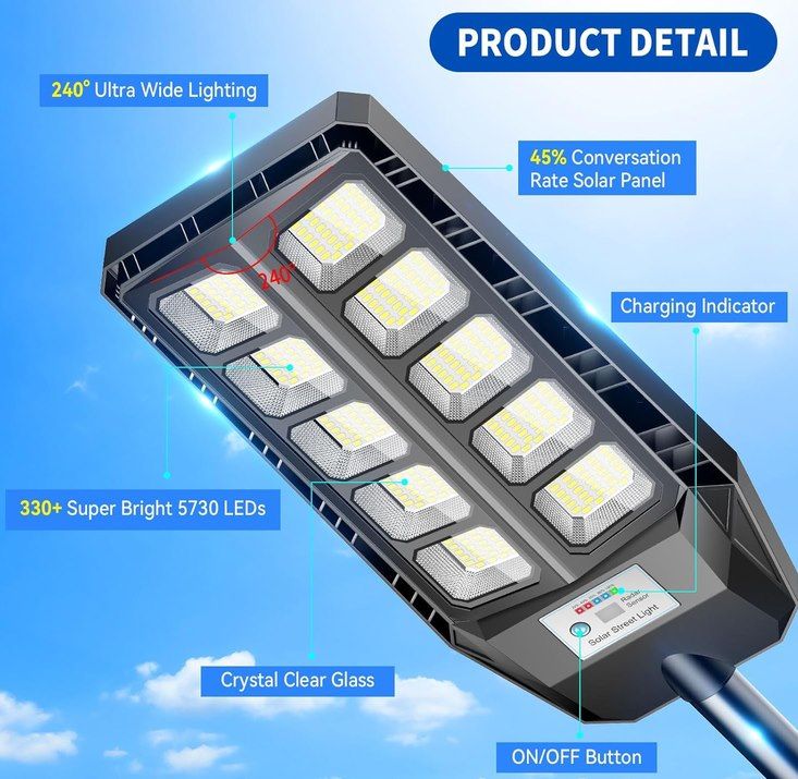 💡 50% Rabatt auf versch. Adewalk Solar Straßenlaternen z.B. mit 6500K für 28,99€ (statt 58€) 💡 50% Rabatt auf versch. Adewalk Solar Straßenlaternen z.B. mit 6500K für 28,99€ (statt 58€)