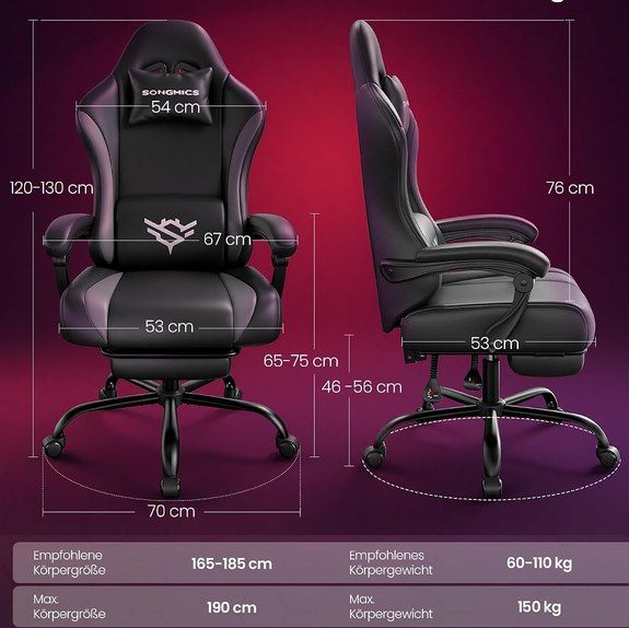 💺 SONGMICS Gamingstuhl aus PU-Leder mit Fußstütze für 76,49€ (statt 90€) 💺 SONGMICS Gamingstuhl aus PU Leder mit Fußstütze für 76,49€ (statt 90€)