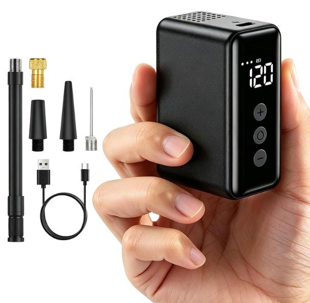 🌬️ WARMTUYO elektrisch tragbare Luftpumpe bis 8,3 bar für 26,87€ (statt 39€)