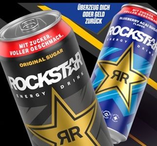 Rockstar Original Sugar oder Rockstar Blueberry Acai Sugar Flavour gratis ausprobieren