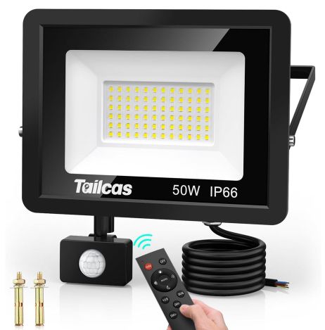 💡 Tailcas 100W LED Strahler mit Bewegungsmelder für 17,99€ (statt 30€)
