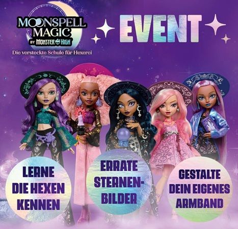 🧒 Monster High Tour in verschiedenen Smyths Toys Stores