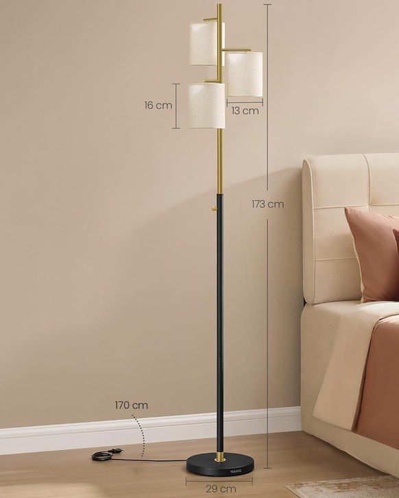 💡 VASAGLE dimmbare Stehlampe mit 3 Glühbirnen für 30,99€ (statt 45€) 💡 VASAGLE dimmbare Stehlampe mit 3 Glühbirnen für 30,99€ (statt 45€)