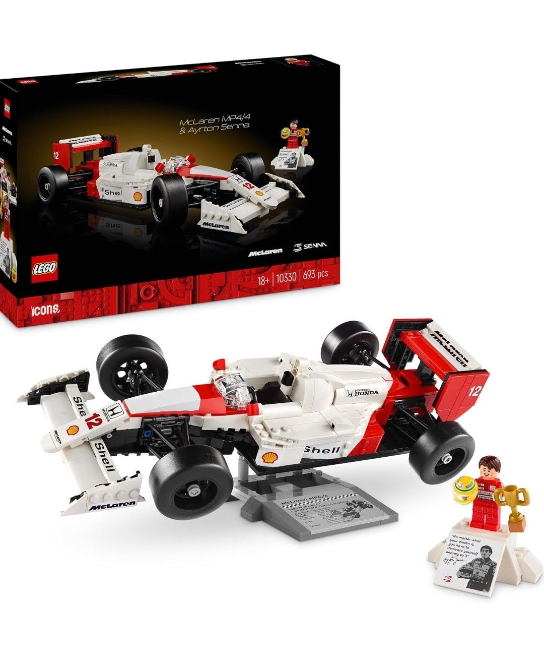 LEGO Icons McLaren MP4/4 Ayrton Senna LEGO Icons McLaren MP4/4 Ayrton Senna