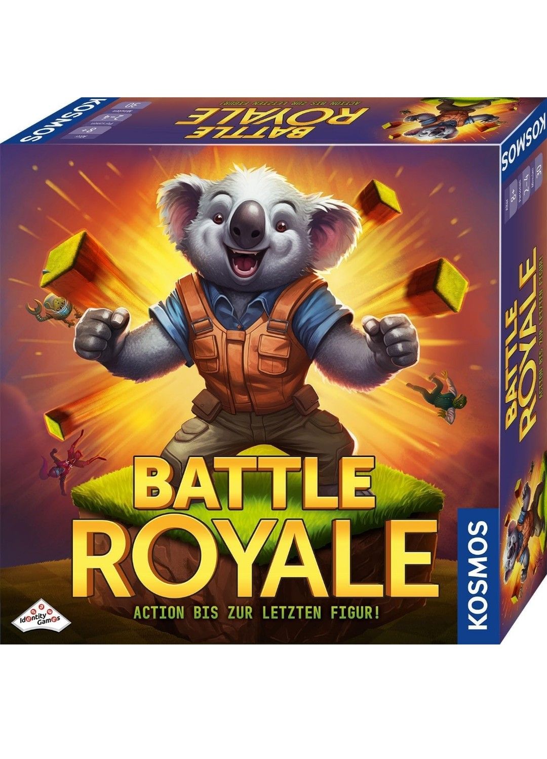 Kosmos Battle Royal, Action bis zur letzten Figur!Familienspiel für 2 4 Personen ab 8 Jahren mit besonderen Action Gimmicks