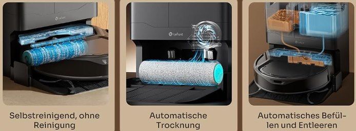 🧹Lefant M210 Omni Mini Saugroboter mit Wischfunktion & Station für 198,79€ (statt 280€)
