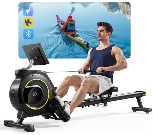 🚣🏻‍♂️ YPOO Rudergerät mit 16 Widerstandsstufen & App Anbindung für 139,99€ (statt 200€)