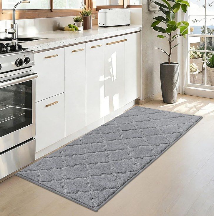 🧶 Bis zu 54% Rabatt auf COSY HOMEER Küchenteppiche z.B.  50 x 150 cm in Grau für 14€ (statt 31€)