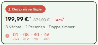 🛌 3 ÜN in Eisenach im 3* Hotel Am Markt inkl. Frühstück für 99,99€ p.P.