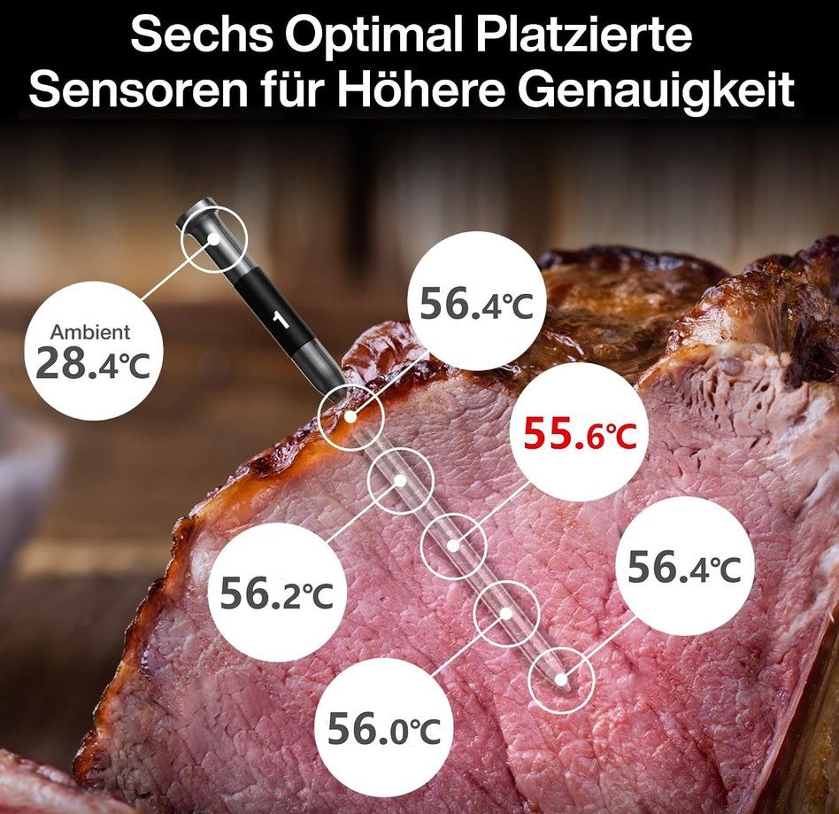 🥩 ThermoMaven P2 kabelloses Fleischthermometer mit 2 Sonden (mit je 6 Sensoren!) für 79,99€ (statt 110€) 🥩 ThermoMaven P2 kabelloses Fleischthermometer mit 2 Sonden (mit je 6 Sensoren!) für 79,99€ (statt 110€)