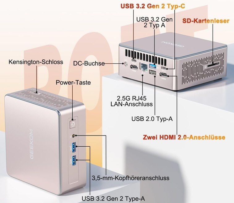 🖥️ GEEKOM A5 Mini-PC R7-7730U mit 16/512GB für 449€ (statt 499€) 🖥️ GEEKOM A5 Mini PC R7 7730U mit 16/512GB für 449€ (statt 499€)