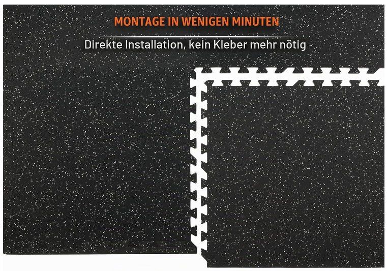 🏋️‍♂️ 25x Vevor EVA Schaumstoffmatten (610 x 610 x 12,7 mm) für 9,3 m² für 158€ (statt 186€)