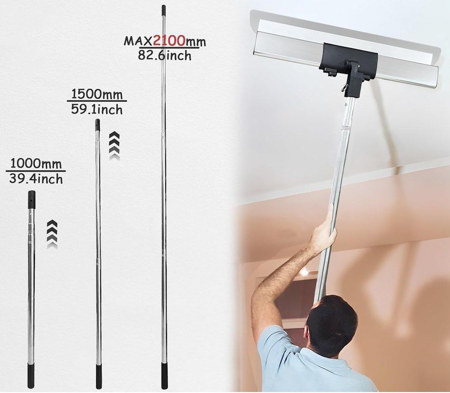 👷 VKE Flächenspachtel Set mit bis zu 2,1m Teleskopstange + Zubehör für 39,89€ (statt 66€) 👷 VKE Flächenspachtel Set mit bis zu 2,1m Teleskopstange + Zubehör für 39,89€ (statt 66€)