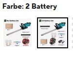 🪚 NewBeny elektrische Heckenschere mit 53cm inkl. 2x 21V Akkus für 41,59€ (statt 63€)