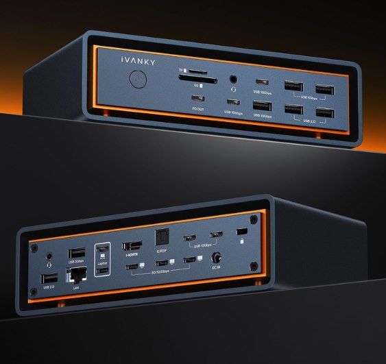 🖥️ iVANKY FusionDock Max 2 Thunderbolt 5 Dockingstation für 320€ (statt 380€)