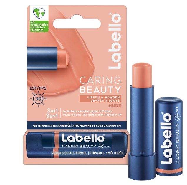 💄 Labello Caring Lippenpflegestift mit Farbe & Sonnenschutz LSF30 ab 1,86€ (statt 3,45€)