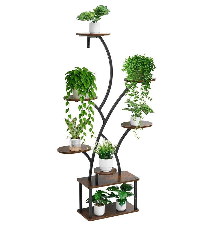 🌼 VEVOR 8-stöckiges Pflanzenregal mit Wachstumslichtern mit 3 Timer- & 10 Helligkeitsstufen für 48,40€ (statt 63€)