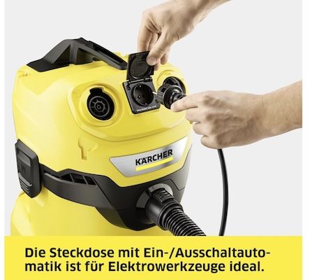 Kärcher WD 4 P V 20/5/22 Nass & Trockensauger für 111,49€ (statt 137€)
