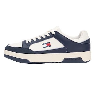 🔵⚪️👟 Tommy Jeans Herren TJM Cupsole Leather Sneaker für 44,91€ (statt 66€)