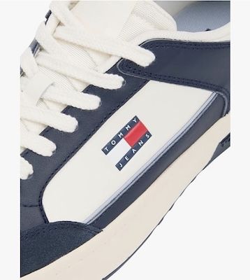 🔵⚪️👟 Tommy Jeans Herren TJM Cupsole Leather Sneaker für 44,91€ (statt 66€)
