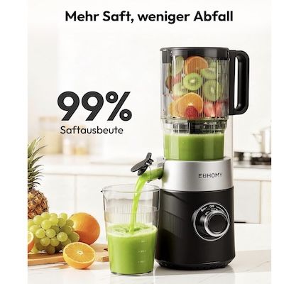 🧃 EUHOMY Slow Juicer mit 135 mm Einfüllschacht für 45,99€ (statt 80€) 🧃 EUHOMY Slow Juicer mit 135 mm Einfüllschacht für 45,99€ (statt 80€)