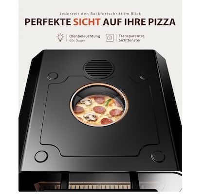 🍕 ZACHVO Pizzaofen mit 450°C für 199,99€ (statt 240€) 🍕 ZACHVO Pizzaofen mit 450°C für 199,99€ (statt 240€)