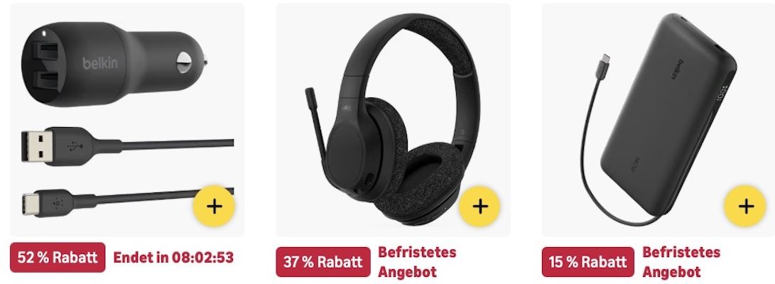 🧑‍💻🛜🔋 Amazon: Belkin Produkte im Sale z.B. 20000mAh UltraCharge Powerbank für 43€ (statt 54€) 🧑‍💻🛜🔋 Amazon: Belkin Produkte im Sale z.B. 20000mAh UltraCharge Powerbank für 43€ (statt 54€)