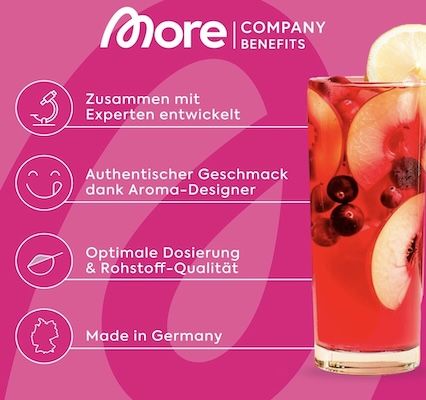 🍒🥤 65ml MORE Zerup Cherry für bis zu 8L Fertiggetränk für 4,27€ (statt 7€)