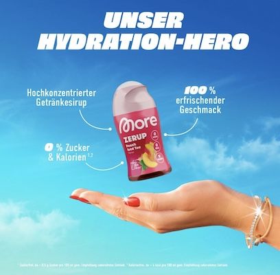 🍒🥤 65ml MORE Zerup Cherry für bis zu 8L Fertiggetränk für 4,27€ (statt 7€)