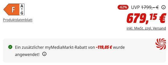 📺 Philips 55 OLED760 OLED Ambilight TV (139cm, UHD 4K) für 679,15€ (statt 799€)