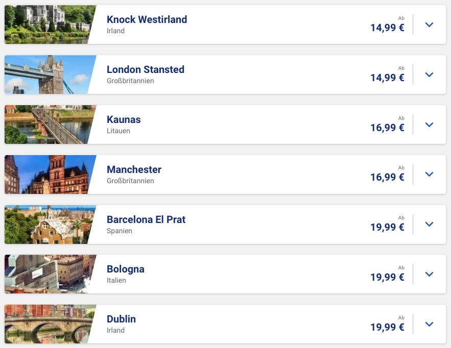 🛩️ Ryanair Fantastische Städtereisen: 🇬🇧 London, 🇮🇪 Dublin oder 🇪🇸 Barcelona ab 14,99€