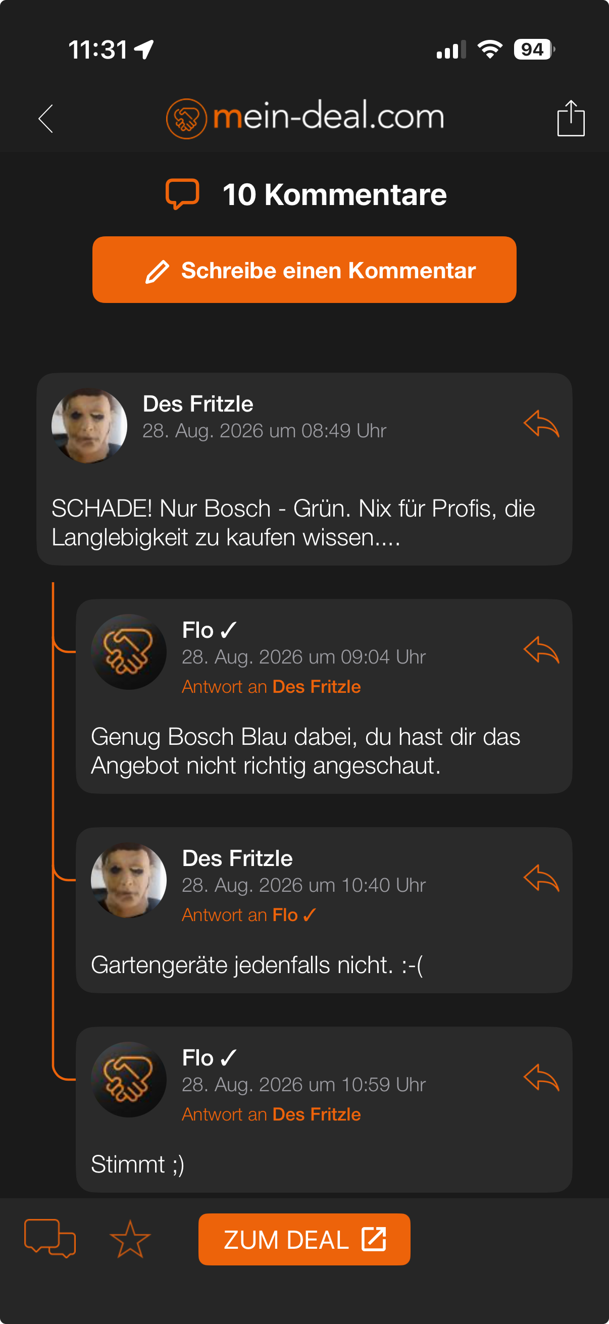 Bitte App Update laden (iOS & Android) - Perfomance + Kommentar Optik Update Bitte App Update laden (iOS & Android) Perfomance + Kommentar Optik Update