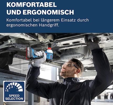 🔩 Bosch PRO GDX 18V 285 Akku Drehschlagschrauber für 103,79€ (statt 121€)