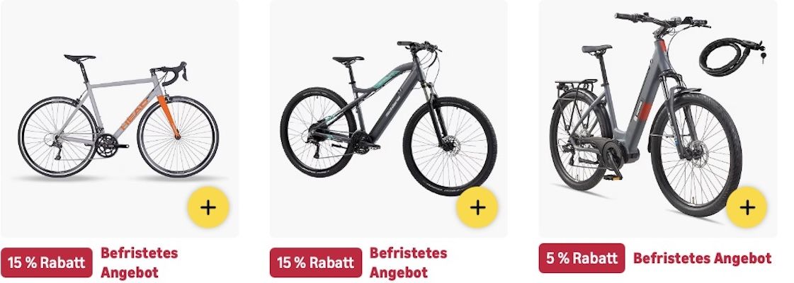🚵🏻 Amazon: Bis zu -44% auf Fahrräder und E-Bikes z.B. 28 🚵🏻 Amazon: Bis zu 44% auf Fahrräder und E Bikes z.B. 28 F.LLI Schiano E Bike für 713€ (statt 839€)