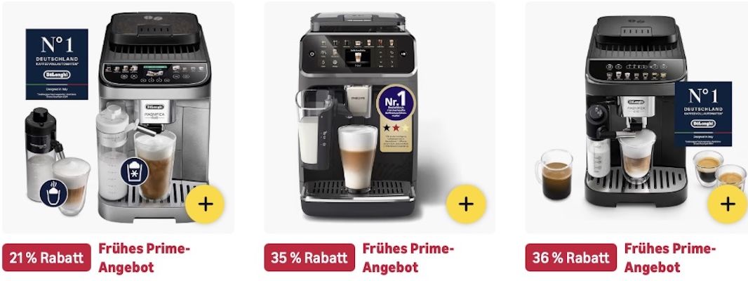 🤑☕️ Amazon: Kaffeemaschinen im frühen Prime Sale mit bis  45% z.B. Ninja Prestige für 200€ (statt 240€)