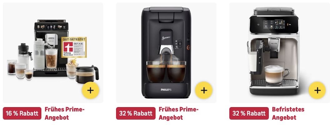 🤑☕️ Amazon: Kaffeemaschinen im frühen Prime Sale mit bis  45% z.B. Ninja Prestige für 200€ (statt 240€)