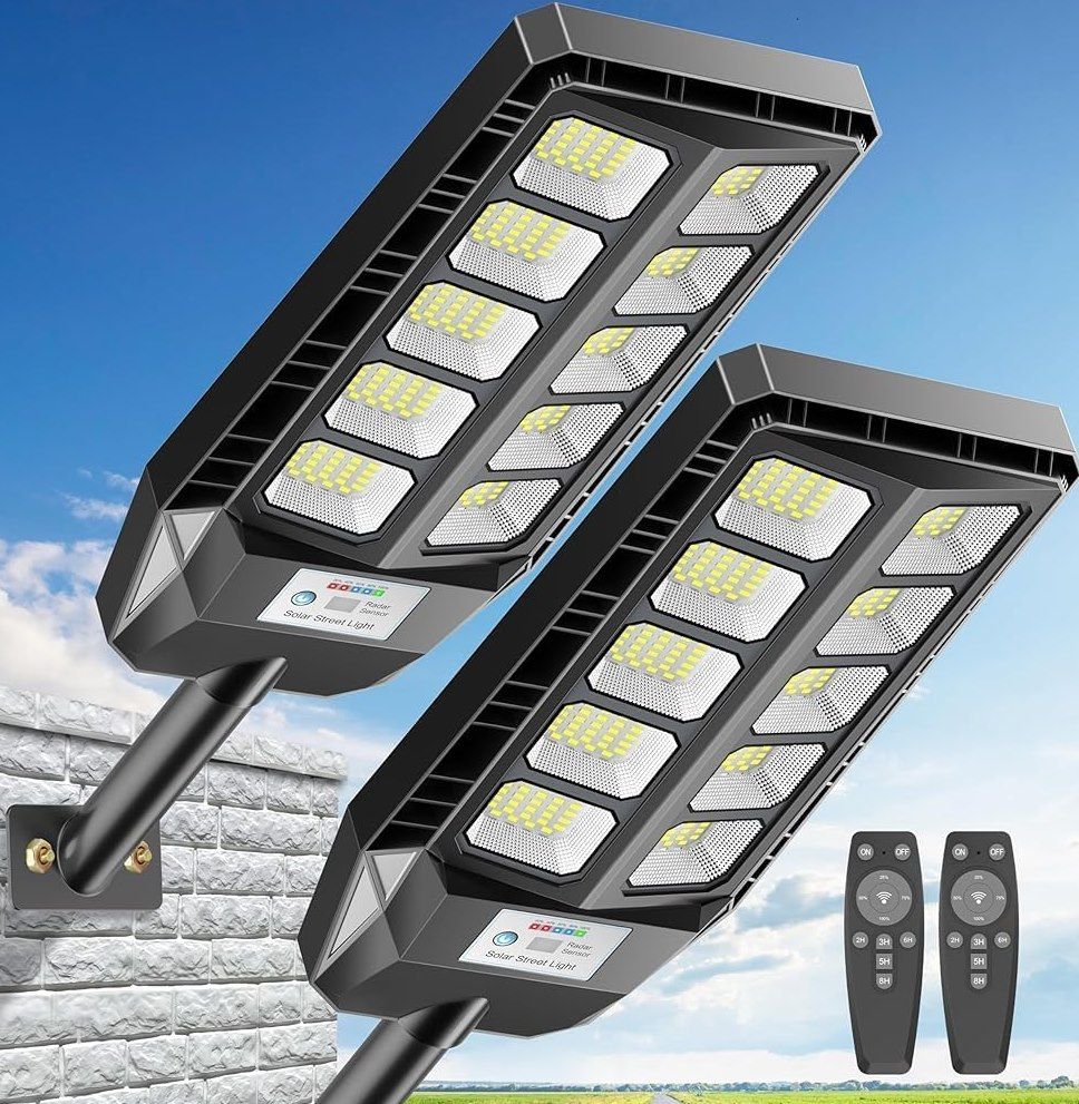 💡 2x Adewalk Solar Straßenlaterne mit Bewegungssensor für 54,99€ (statt 90€)