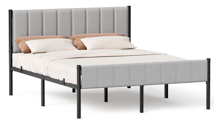 🛌 VASAGLE Doppelbettgestell 160 x 200 cm mit Stahlgestell für 59,99€ (statt 95€)