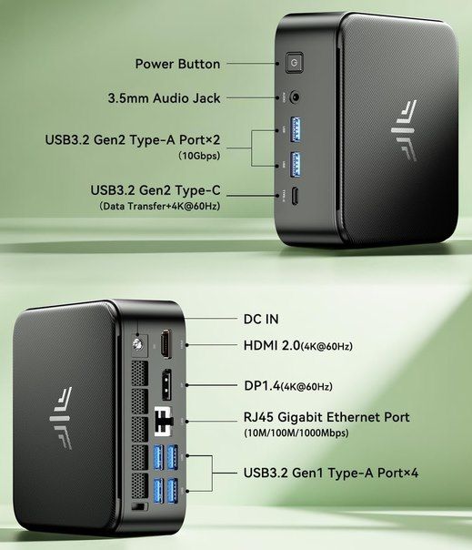 🖥️ NiPoGi E3B Mini PC mit Ryzen 5 7530U & 16/512GB für 354€ (statt 432€)